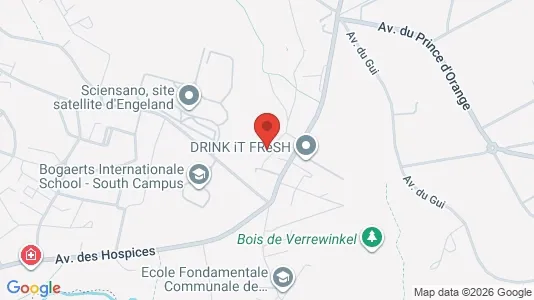 Apartments for rent i Brussels Ukkel - kort over placeringen
