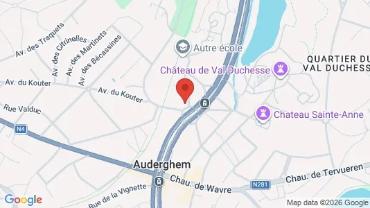 Apartments for rent i Brussels Oudergem - kort over placeringen