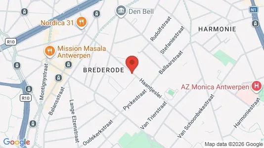 Apartments for rent i Stad Antwerp - kort over placeringen