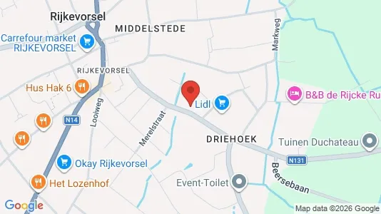 Apartments for rent i Rijkevorsel - kort over placeringen