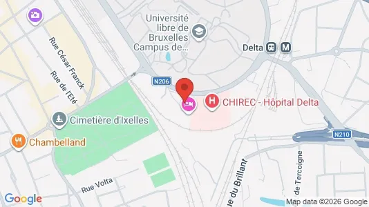 Apartments for rent i Brussels Oudergem - kort over placeringen