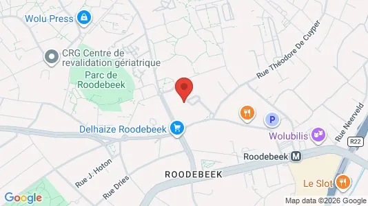 Apartments for rent i Brussels Sint-Lambrechts-Woluwe - kort over placeringen