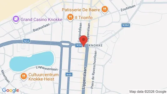 Apartments for rent i Knokke-Heist - kort over placeringen