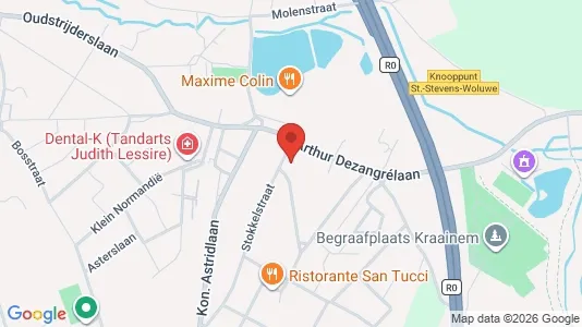 Apartments for rent i Kraainem - kort over placeringen