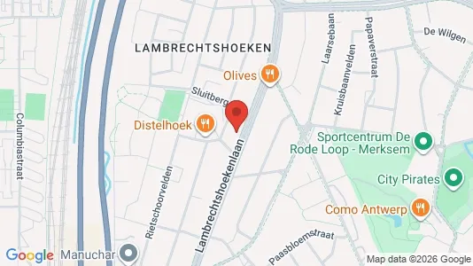 Apartments for rent i Antwerp Merksem - kort over placeringen
