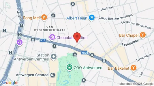 Apartments for rent i Stad Antwerp - kort over placeringen