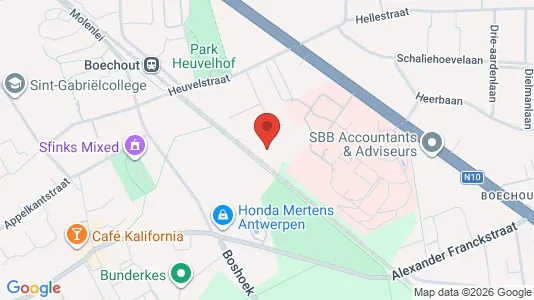 Apartments for rent i Boechout - kort over placeringen