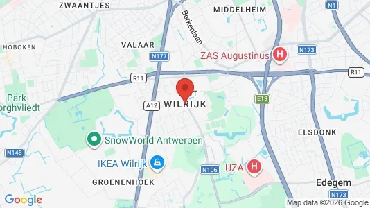 Apartments for rent i Antwerp Wilrijk - kort over placeringen
