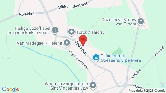 Apartments for rent i Erpe-Mere - kort over placeringen