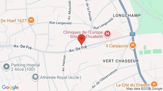 Apartments for rent i Brussels Ukkel - kort over placeringen