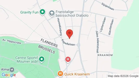 Apartments for rent i Kraainem - kort over placeringen