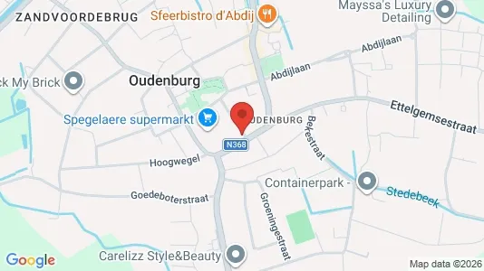 Apartments for rent i Oudenburg - kort over placeringen