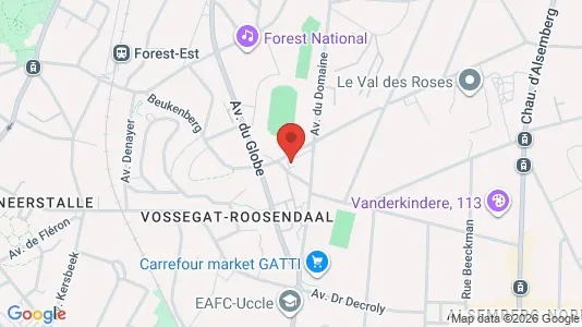 Apartments for rent i Brussels Vorst - kort over placeringen