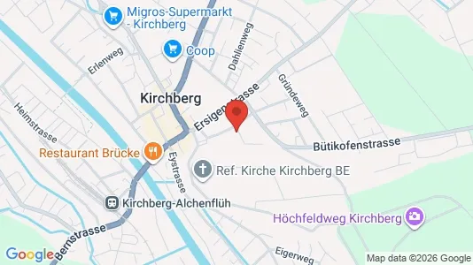 Apartments for rent i Emmental - kort over placeringen