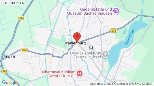 Apartments for rent i Oberhavel - kort over placeringen