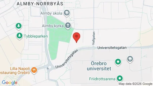 Apartments for rent i Örebro - kort over placeringen