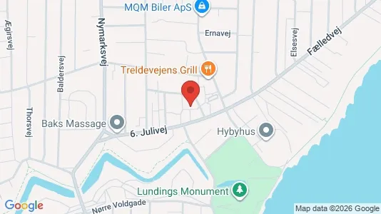 Apartments for rent i Fredericia - kort over placeringen