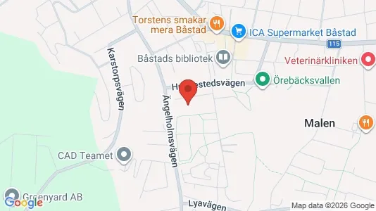 Apartments for rent i Båstad - kort over placeringen