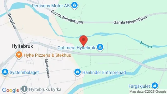 Apartments for rent i Hylte - kort over placeringen