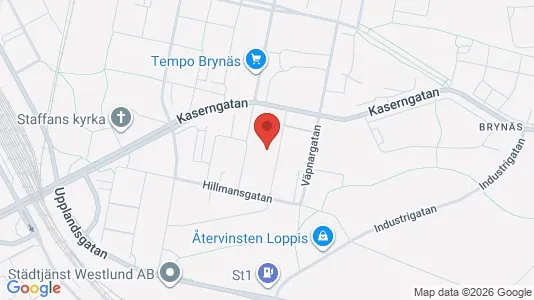 Apartments for rent i Gävle - kort over placeringen