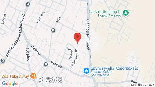 Apartments for rent i Nicosia Lakatameia - kort over placeringen