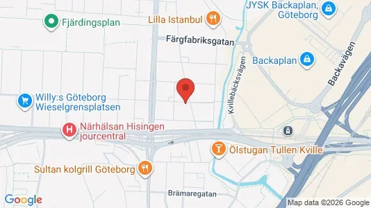 Apartments for rent i Lundby - kort over placeringen