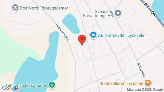 Apartments for rent i Lycksele - kort over placeringen