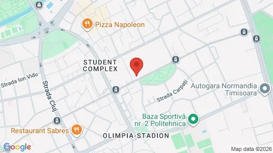 Apartments for rent i Timişoara - kort over placeringen