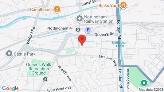 Apartments for rent i Nottingham - Nottinghamshire - kort over placeringen