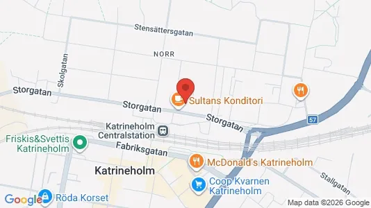 Apartments for rent i Katrineholm - kort over placeringen