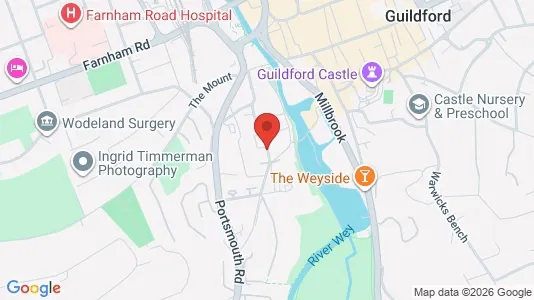 Apartments for rent i Guildford - Surrey - kort over placeringen