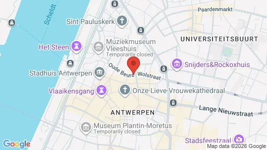 Apartments for rent i Stad Antwerp - kort over placeringen