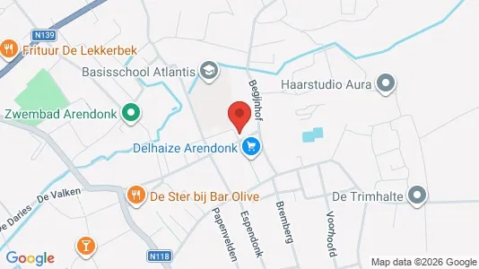 Apartments for rent i Arendonk - kort over placeringen