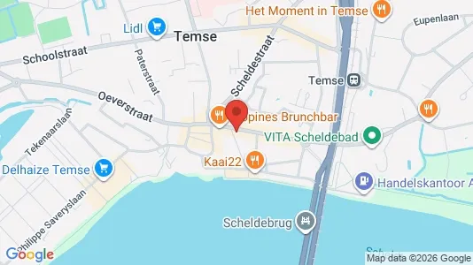 Apartments for rent i Temse - kort over placeringen