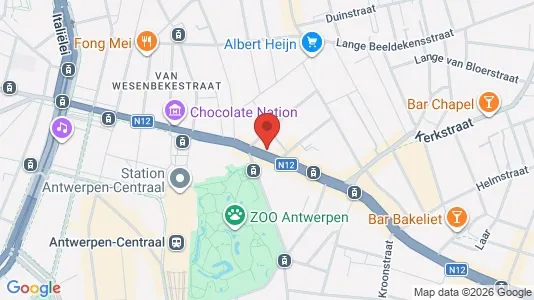 Apartments for rent i Stad Antwerp - kort over placeringen
