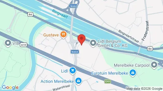 Apartments for rent i Merelbeke - kort over placeringen