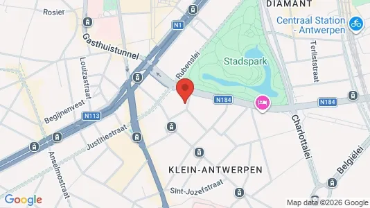 Apartments for rent i Stad Antwerp - kort over placeringen