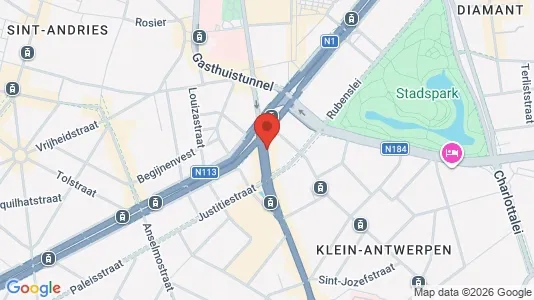 Apartments for rent i Stad Antwerp - kort over placeringen
