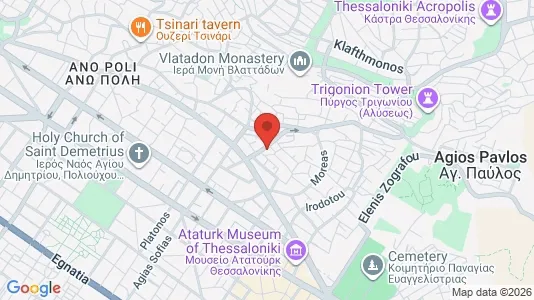 Apartments for rent i Neapoli-Sykies - kort over placeringen