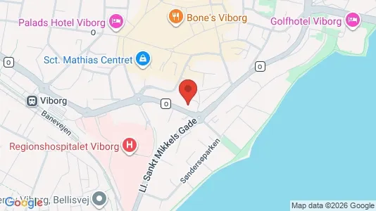 Apartments for rent i Viborg - kort over placeringen