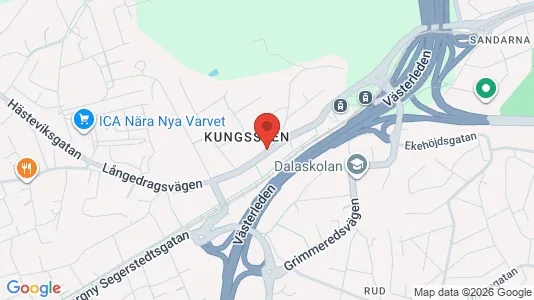 Apartments for rent i Gothenburg West - kort over placeringen