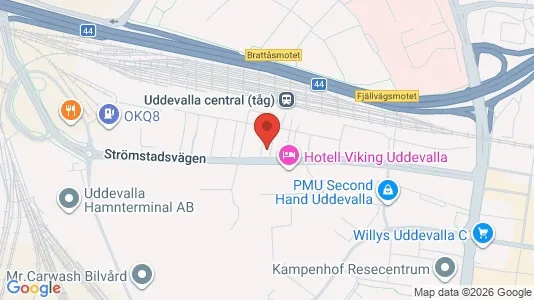 Apartments for rent i Uddevalla - kort over placeringen