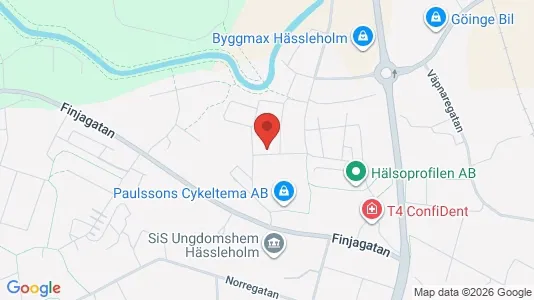 Apartments for rent i Hässleholm - kort over placeringen