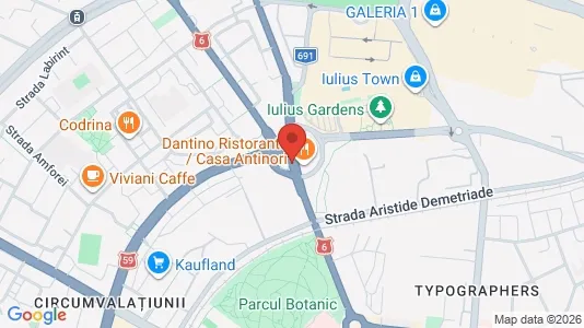 Apartments for rent i Timişoara - kort over placeringen