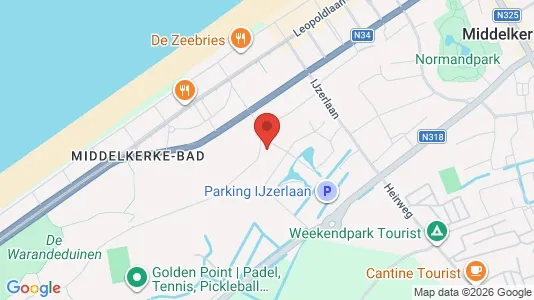 Apartments for rent i Middelkerke - kort over placeringen