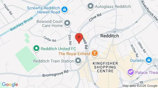 Apartments for rent i Redditch - Worcestershire - kort over placeringen