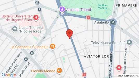 Apartments for rent i Bucharest - Sectorul 1 - kort over placeringen