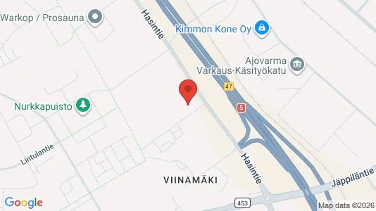 Apartments for rent i Varkaus - kort over placeringen