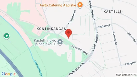 Apartments for rent i Oulu - kort over placeringen