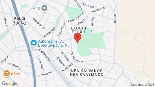 Apartments for rent i Glyfada - kort over placeringen